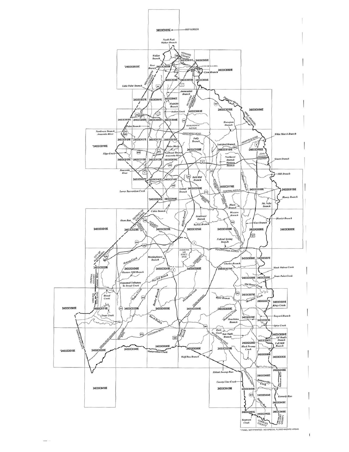 Prince George County Md Gis Fema Floodplain Maps | Prince George's County, Md