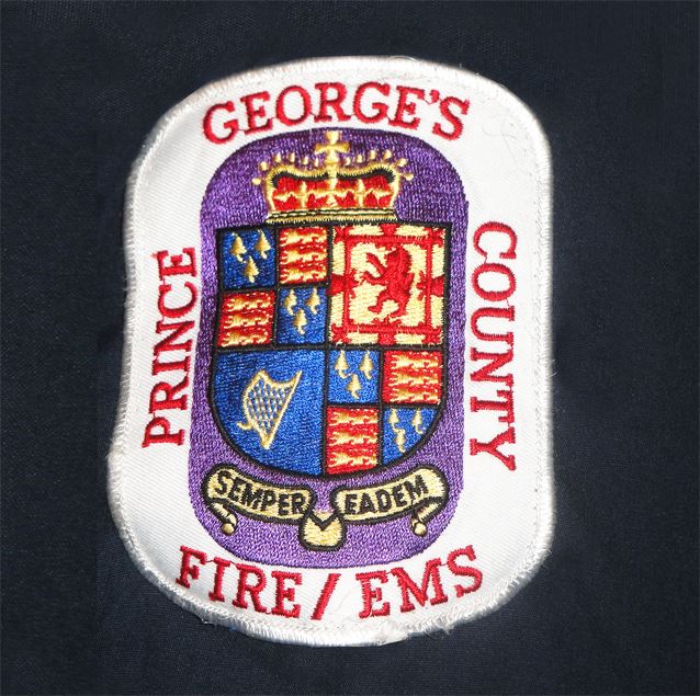 Fire Department Patch for Prince George's County, MD