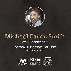 flyer for Michael Farris Smith November 9 2020 event