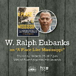 Flyer for March 25 event with W. Ralph Eubanks