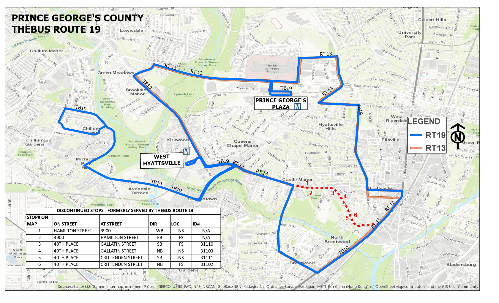 Route 19 Map
