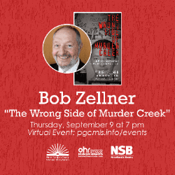 Flyer for Bob Zellner event on September 9