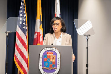 County Executive Angela Alsobrooks presents the Fiscal Year 2025 proposed Prince George's County Budget