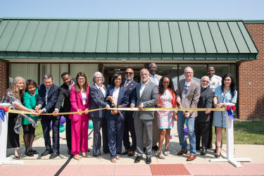 County Executive Alsobrooks, community partners, and local leaders open the Dyer Care Center