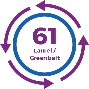 route 61 laurel / greenbelt icon