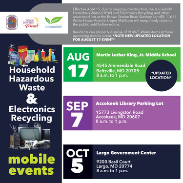 HHW/E-Waste Mobile Events