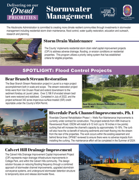 Stormwater Management Flyer graphic