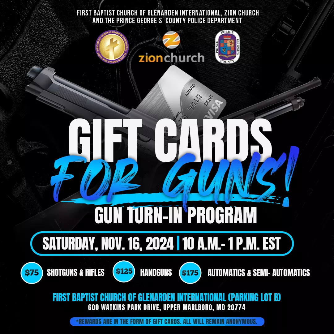 2024 Gifts for Guns Event at First Baptist Church of Glenarden