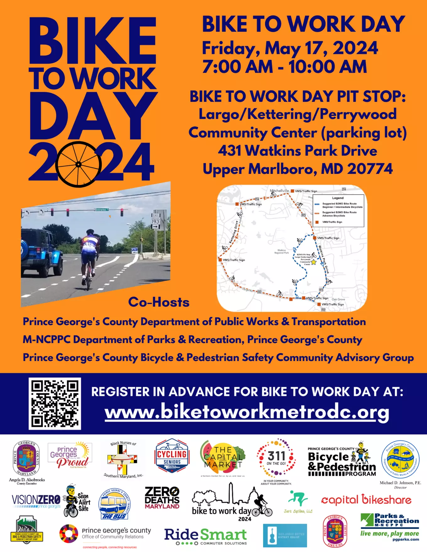 Bike to Work Day Flyer 2024