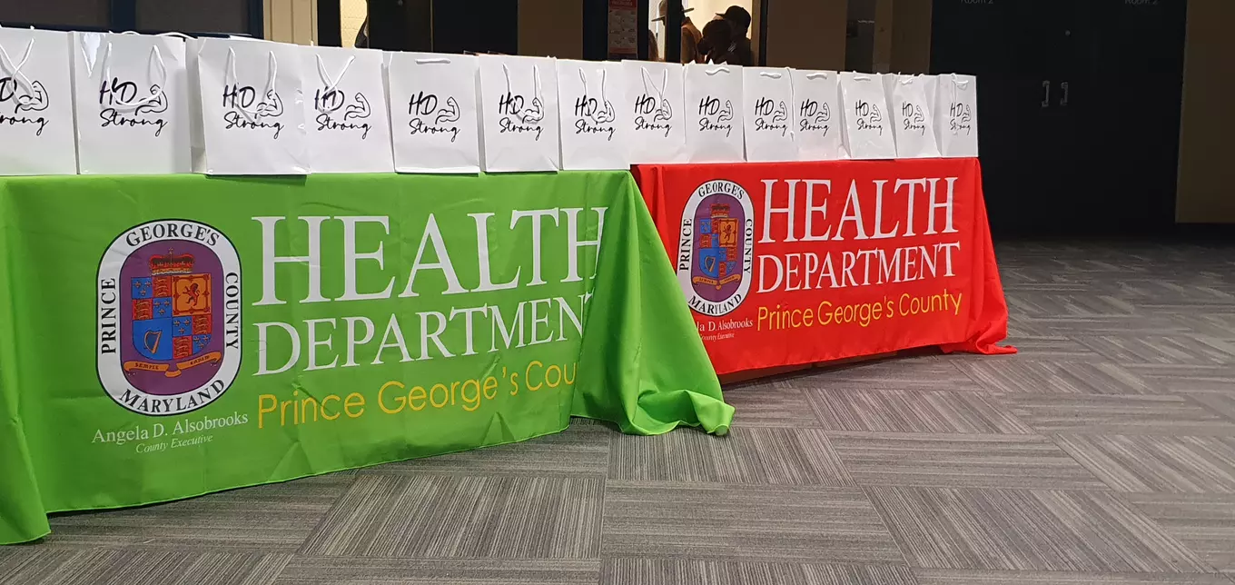 Health Fair Table Display