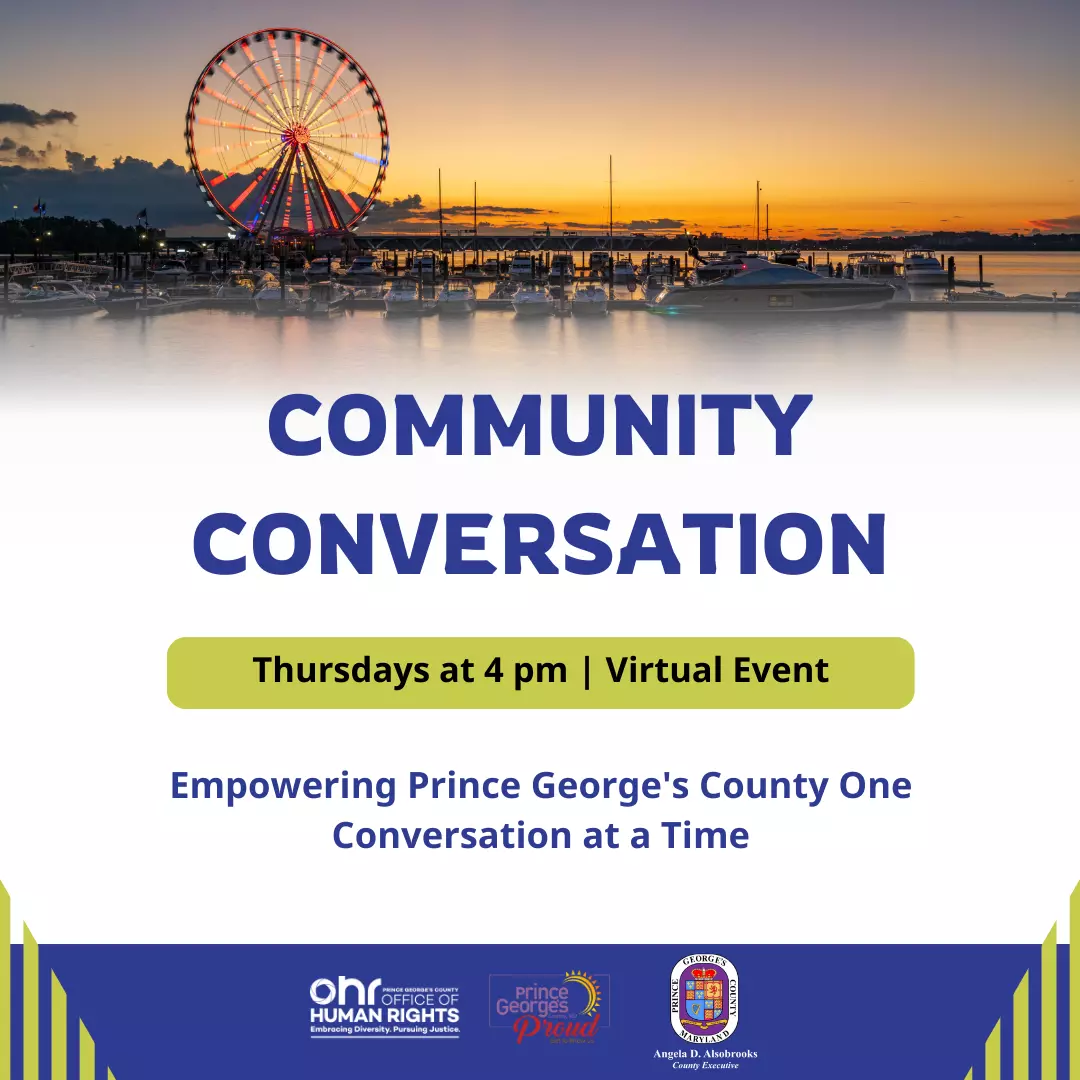 IMAGE: Community Conversation Thursdays at 4 PM