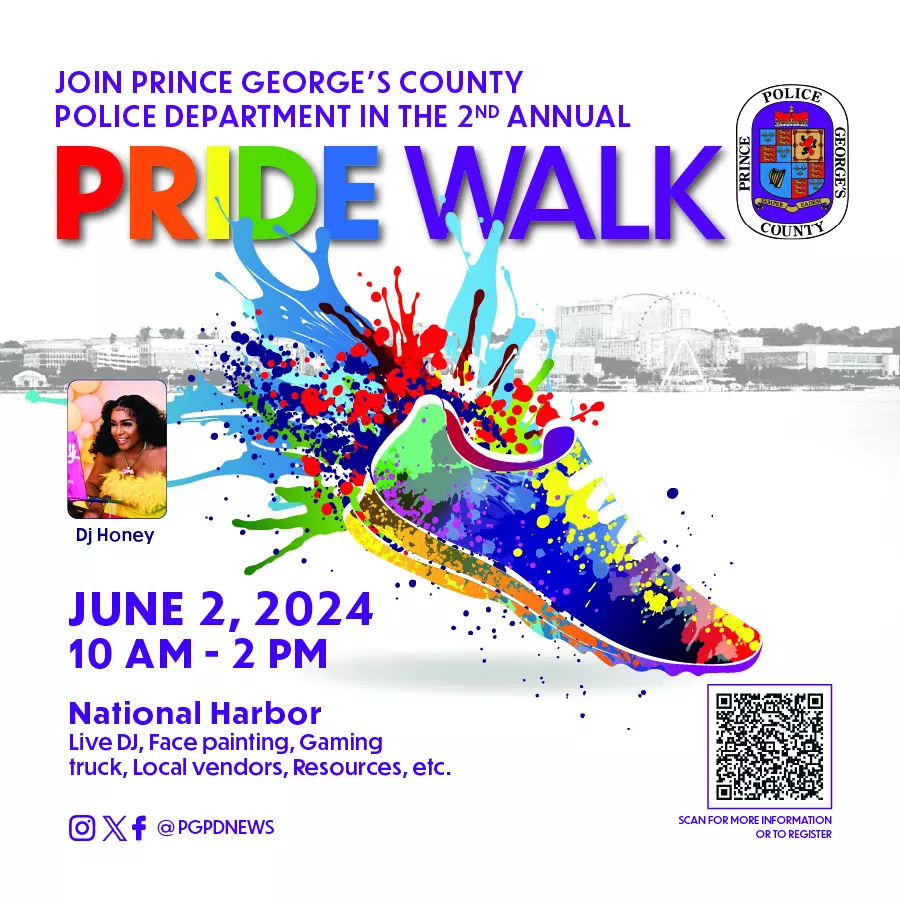 Prince George's County Police Department Pride Walk