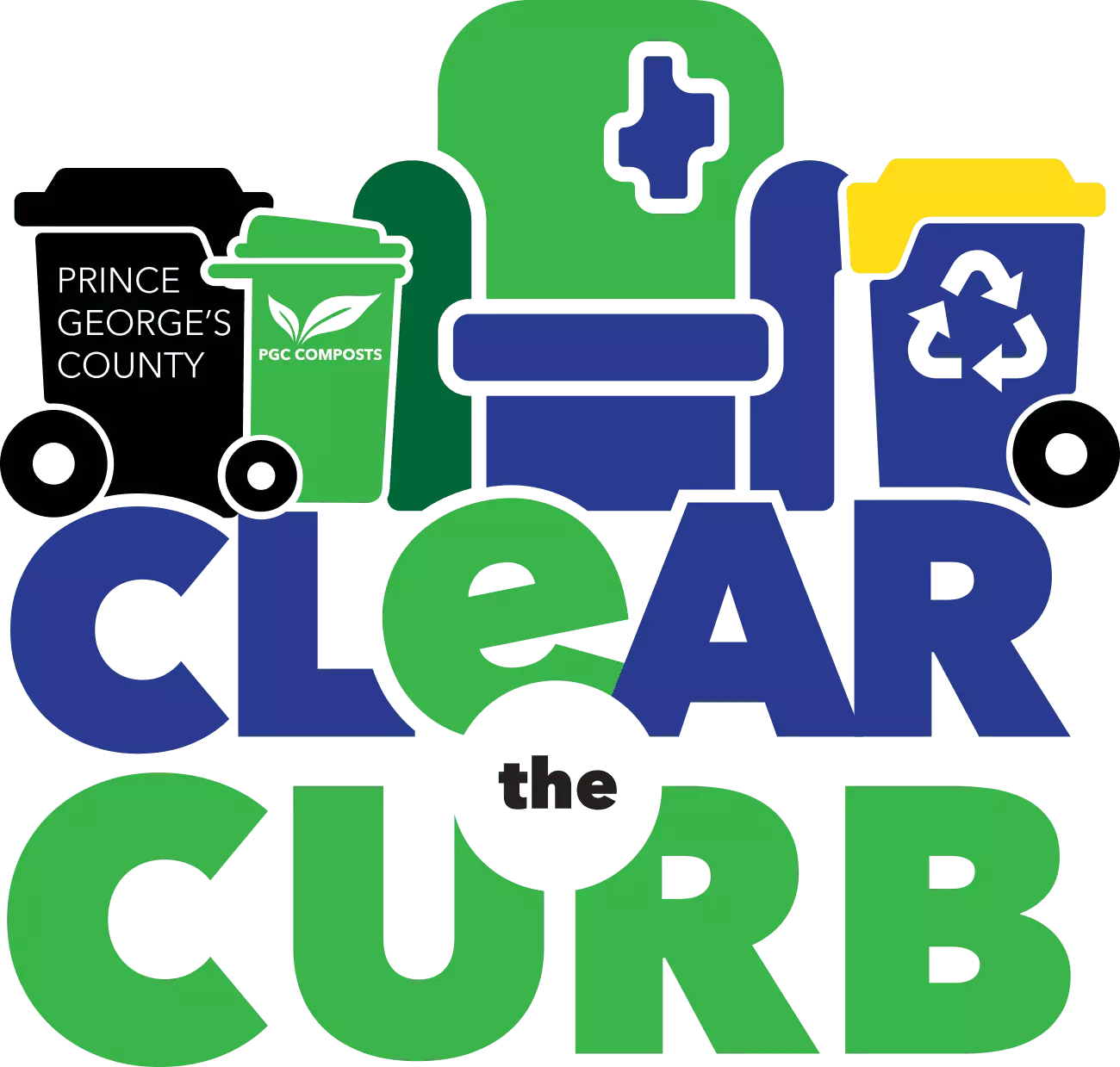 RRD Clear the Curb logo