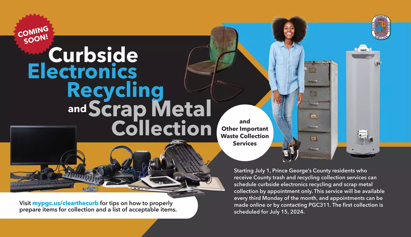 curbside electronics, recycling, scrap metal, collection