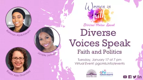 Women in Faith Event Flyer 