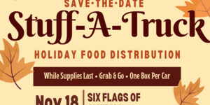 Stuff A Truck Holiday Food Distribution Flyer Image