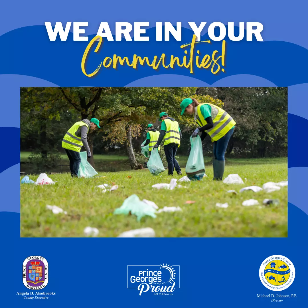 We are in your communities graphic